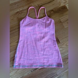lululemon athletica Pink Heathered Lightweight Strappy Camisole